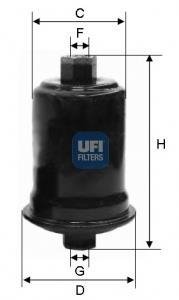 Фильтр топливный UFI 31.556.00