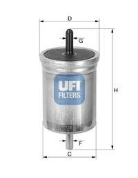 Фильтр топливный в сборе UFI 31.562.00