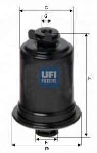 Фільтр паливний UFI 3166700