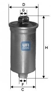 Фильтр топливный в сборе UFI 31.699.00 (фото 1)