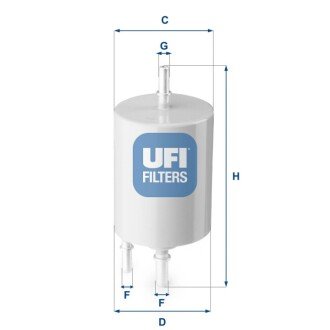 OE ПАЛИВНИЙ ФІЛЬТР UFI 31.854.00