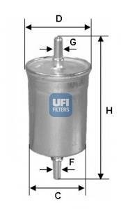 Фільтр палива UFI 31.923.00