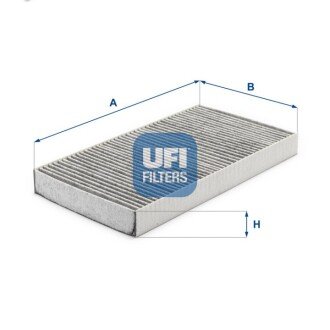 Фильтр, воздух во внутренном пространстве UFI 54.107.00