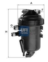 Топливный фильтр - (51738508) UFI 55.112.00 (фото 1)