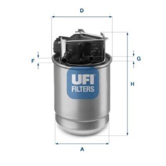 FILTR PALIWA DIESEL KPL. UFI 55.517.00