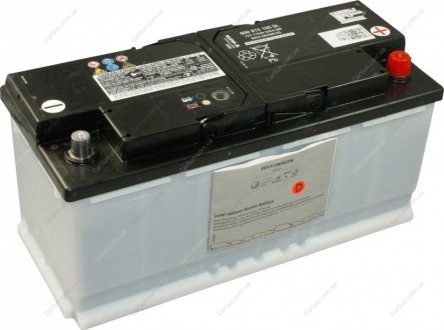 Стартерна акумуляторна батарея, Стартерна акумуляторна батарея - (оригінал) VAG 000915105DL (фото 1)