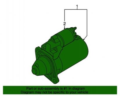Стартер VAG 07C911023FX (фото 1)