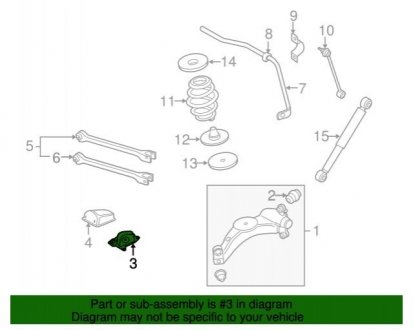 Опорный кронштейн VAG 1J0505092J