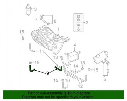 Повітровід VAG 3D7616720B