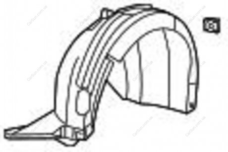 Локер арки колеса VAG 5C6805912T