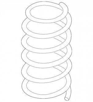 Пружина гвинтова VAG 5Q0411105EQ