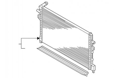 Радіатор системи охолодження VAG 5QM121251F