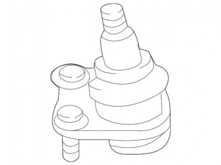 Опора кульова (передня/знизу/L) Audi A3/Seat/Skoda Octavia/SuperB/VW Caddy/Golf/Touran/Tiguan 03- VAG 5WA407365