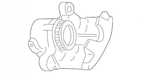 Суппорт тормозной передний правый VW T4 90-03, Sharan 95-10; FORD Galaxy 94-06; SEAT Alhambra 96-10 VAG 7D0615124B