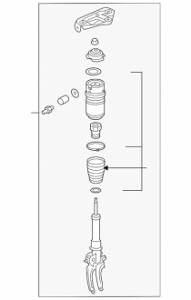 Амортизатор газовий VAG 7L6616040E