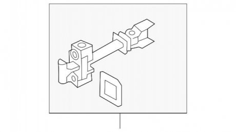 Фіксатор двері VAG 7P0837249B