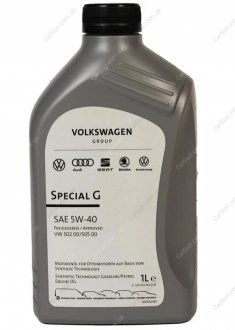 Масло моторное VW Special G SAE 5W-40 1л - VAG GS55502M2