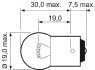 Автолампа Essential R5W BA15s 5 W прозрачная Valeo 032219 (фото 2)