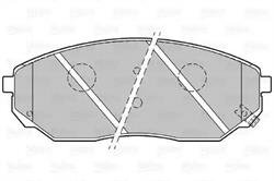 Колодки дискового тормоза Valeo 301654