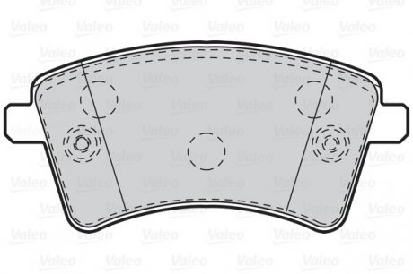 Колодки дискового тормоза Valeo 302108 (фото 1)