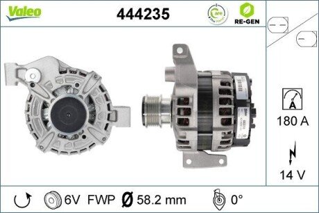 ALTERNATOR LAND ROVER (OE-LR067840) Valeo 444235