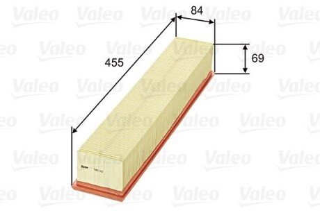 Фильтр воздушный двигателя Valeo 585312