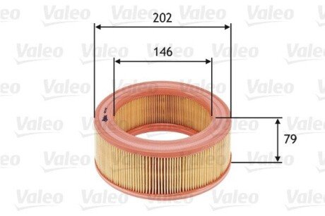 Воздушный фильтр Valeo 585642