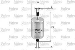 Фильтр топливный в сборе Valeo 587002