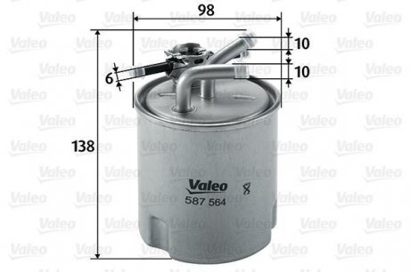 Фильтр топливный в сборе Valeo 587564 (фото 1)