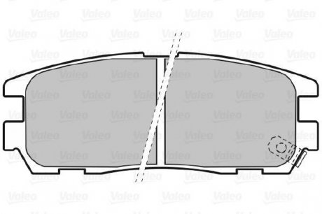 Колодки дискового тормоза Valeo 598507 (фото 1)