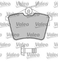 Гальмівні колодки, дискове гальмо (набір) Valeo 598664