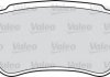 Гальмівні колодки, дискове гальмо (набір) Valeo 598670 (фото 2)