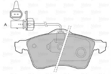 KLOCKI HAMULCOWE Valeo 598676