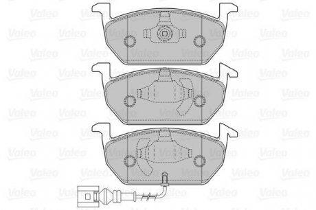 KLOCKI HAMULCOWE Valeo 601426