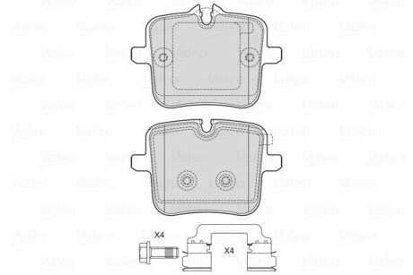 KLOCKI HAMULCOWE Valeo 601770