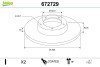 TARCZA HAMULCOWA MALOWANA X2 Valeo 672729 (фото 1)