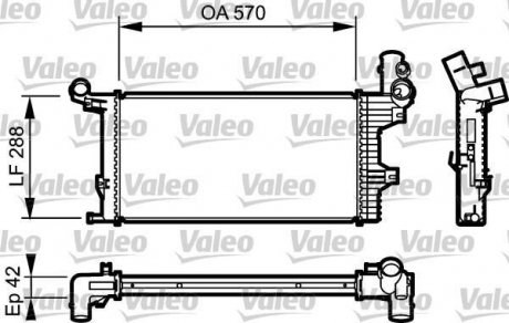 Радіатор Valeo 732303 (фото 1)