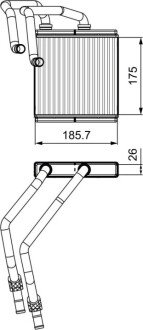 NAGRZEWNICA Valeo 811544