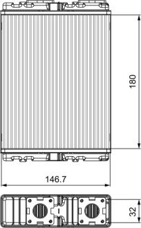 Радіатор пічки Valeo 811557