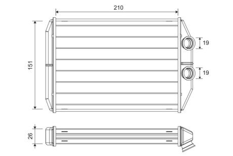 Nagrzewnica Valeo 811624