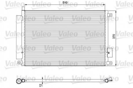 Радіатор кондиціонера Valeo 814155 (фото 1)