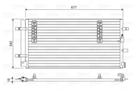 Радіатор Valeo 814419