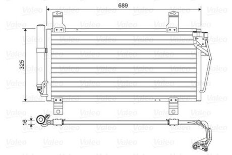 КОНДЕНСАТОР Valeo 814456