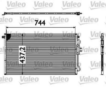 Конденсатор, кондиционер Valeo 817582