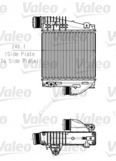 Охолоджувач наддувального повітря Valeo 818290 (фото 1)