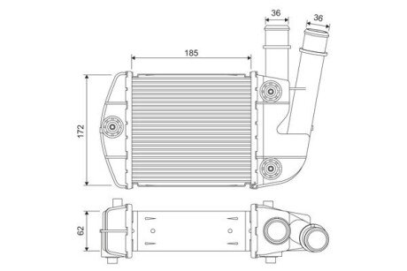 Интеркулер Valeo 818310