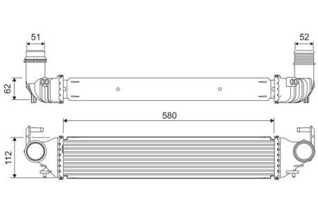 Intercooler FIAT Valeo 818312