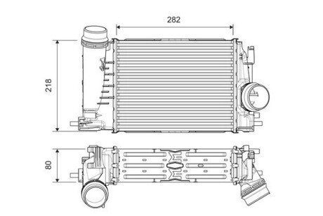 ІНТЕРКУЛЕР RENAULT 1.3TCE MEGANE IV/SCENIC IV Valeo 818316