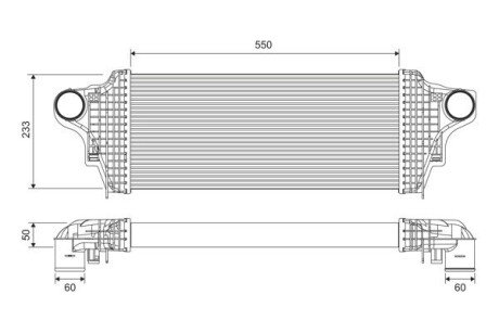 INTERCOOLER MERCEDES GL CLASS M CLASS Valeo 818320