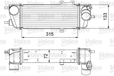 INTERCOOLER HYUNDAI (OE-282712A600) Valeo 818361